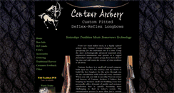 Desktop Screenshot of centaurarchery.com
